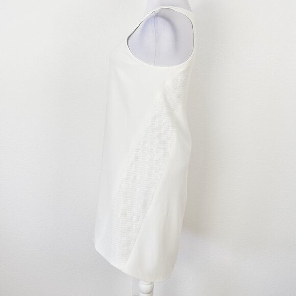 Rag & Bone Chieftain Textured Panel Racerback Tank Shift Mini Dress - 0 - Picture 7 of 9